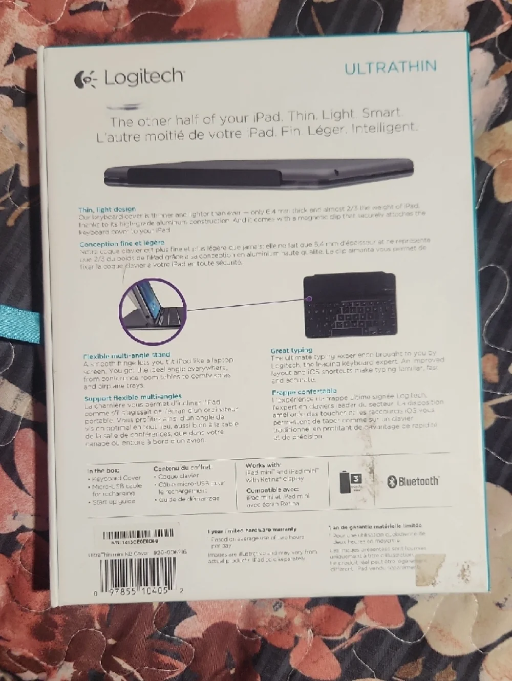 Logitech Ultrathin Magnetic Keyboard Cover - Black